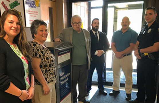 American Security Cabinets Prescription Disposal Box Unveiled at Fulton PD