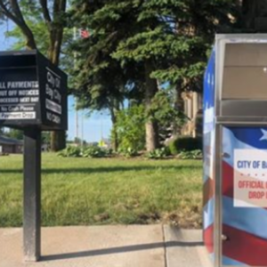 Ballot Drop-Off Box at City Hall - American Security Cabinets