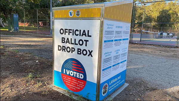 American Security Cabinets Ballot Drop Boxes in LA