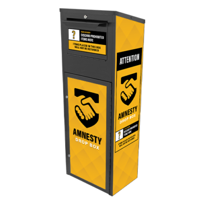 Medium Amnesty Disposal Box (20 Gallon) Powder Coated