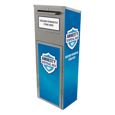 Medium Amnesty Drop Box (20 Gallon) Stainless Steel