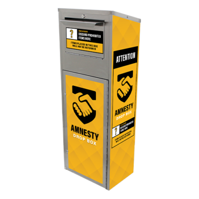 Medium Amnesty Drop Box (20 Gallon) Stainless Steel