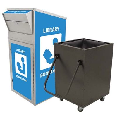 Large Library Book Return (810) with Book Truck