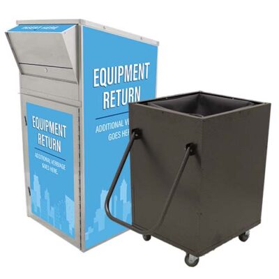 Large Equipment Return Box (810) with Transfer Cart