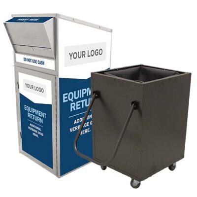 Large Equipment Return Box (810) with Transfer Cart
