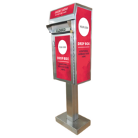 Extra-Small Document Drop Box (450) On Concrete