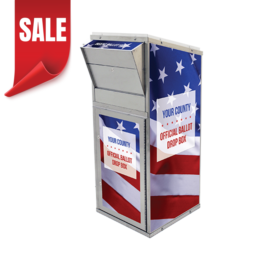Large Ballot Drop Box (710) with Plastic Collection Tote