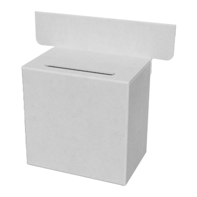 Tabletop Ballot Box With Sign (6 Pack)