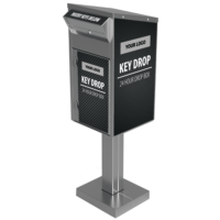 Medium Key Drop Box (610) with Plastic Collection Tote