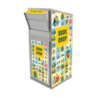 Large Library Book Return (710) with Plastic Collection Container