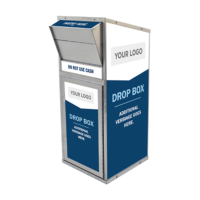 Large Payment Drop Box (710) with Plastic Collection Tote