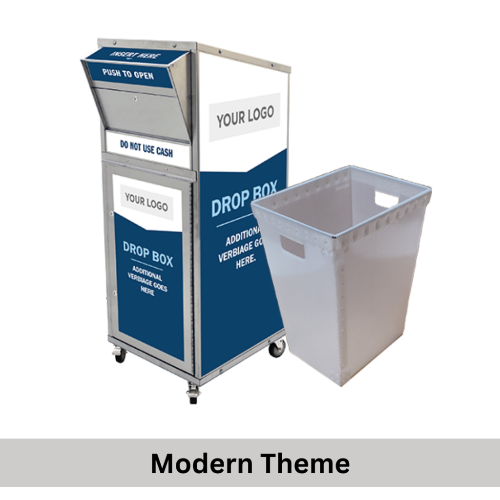 Large Payment Drop Box on Casters