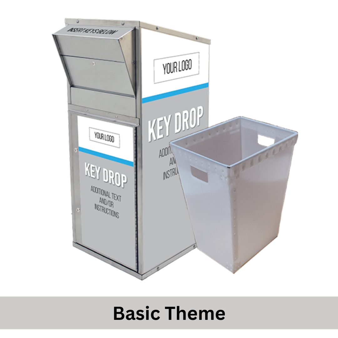 Large Key Drop Box (710) with Plastic Collection Tote - American ...