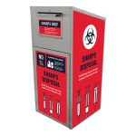 Large Sharps Disposal Box Stainless Steel