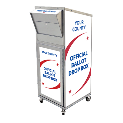 Large Ballot Drop Box (710) On Casters