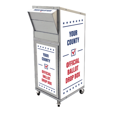 Large Ballot Drop Box (710) On Casters
