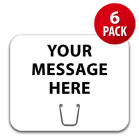 Custom Corrugated Plastic Cone Sign (6 Pack)