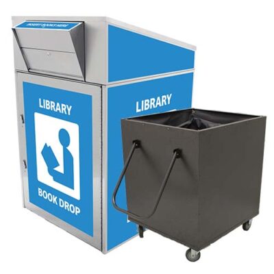 Extra-Large Library Book Return (910) with Book Truck