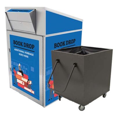 Extra-Large Library Book Return (910) with Book Truck