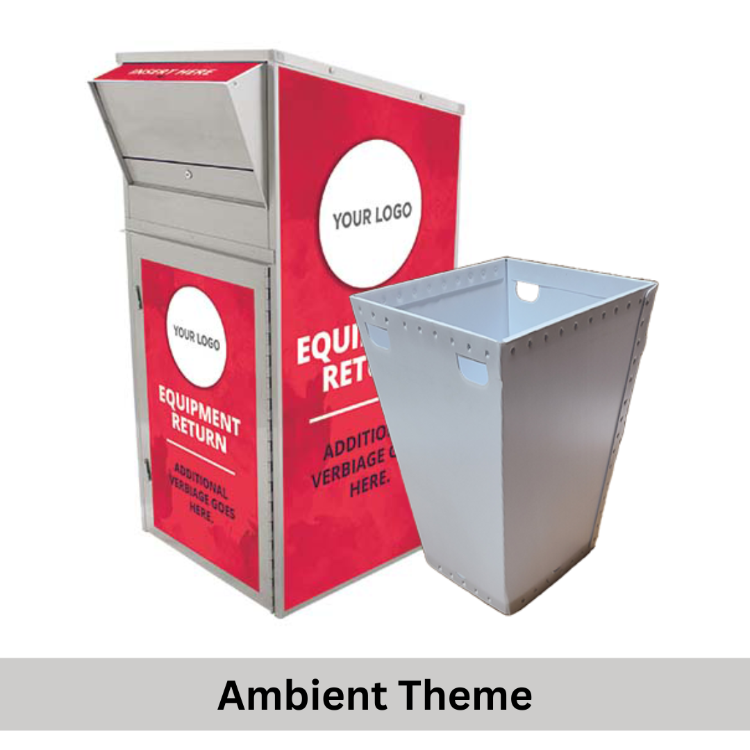 Large Payment Drop Box (810) with Plastic Collection Tote